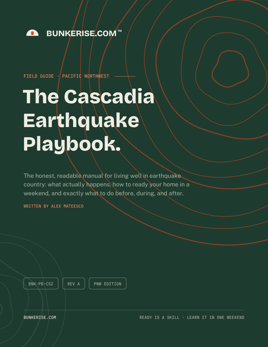 Cover of The Cascadia Earthquake Playbook