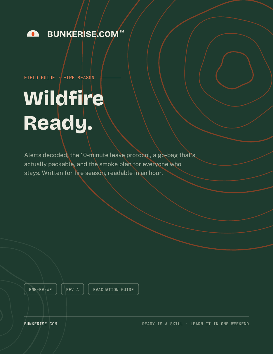 Cover of Wildfire Ready: The Evacuation Guide